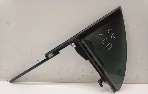 Rear vent window glass