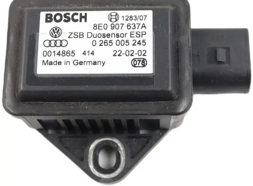 Volkswagen PASSAT B5.5 ESP acceleration yaw rate sensor 8E0907637A 0014865 0265005245