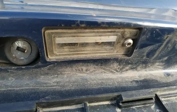 Number plate light