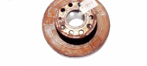 Volkswagen Touran I Rear brake disc neventiliuojamas