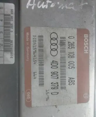 Audi A4 S4 B5 8D Engine control unit/module 4D0907379D 0265108005 DT0515964154
