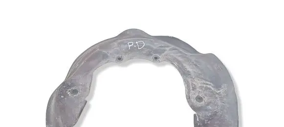 Audi A6 S6 C6 4F Front brake disc dust cover plate 4F0615312A