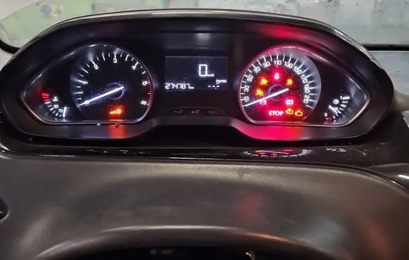 Peugeot 208 I Speedometer (instrument cluster) 9822621580 IMPRK1543018