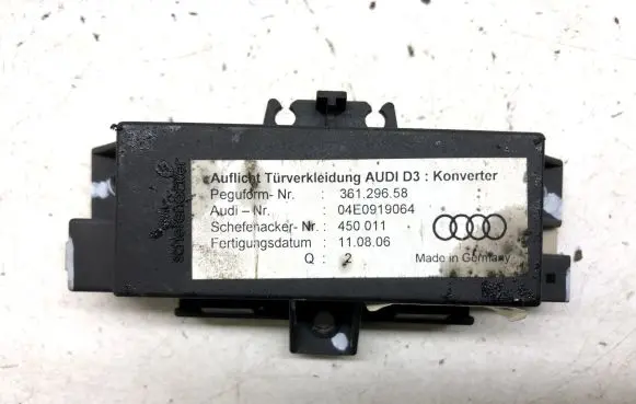 Audi A8 S8 D3 4E Door control unit/module 04E0919064 4E0919064 36129658