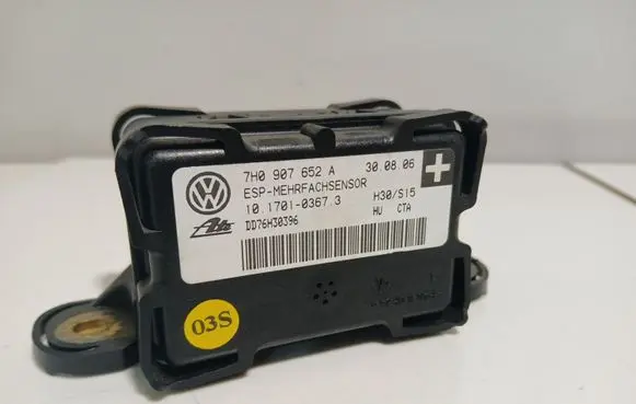 Audi Q7 4L ESP acceleration yaw rate sensor 7H0907652A