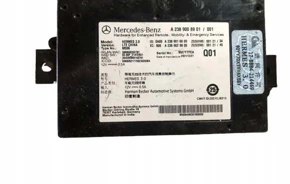Mercedes-Benz E W238 Other control units/modules A2389008901