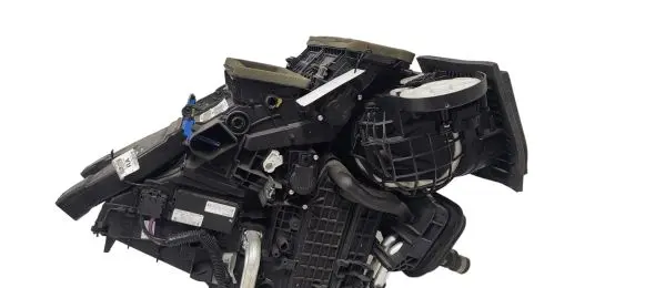 Interior heater climate box assembly