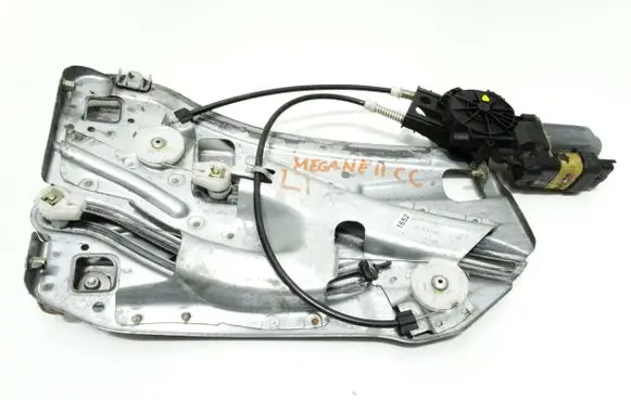 Renault Megane II Front door window regulator with motor G099044
