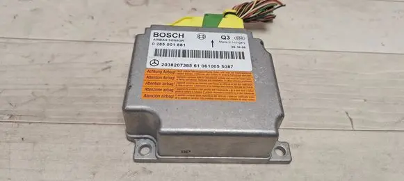 Mercedes-Benz C W203 Airbag control unit/module 0285001881 2038207385 0610055087