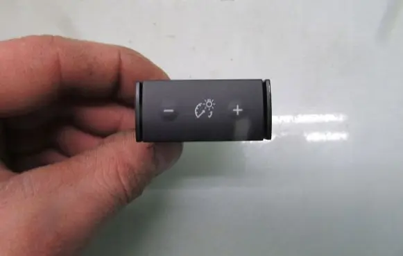 Panel lighting control switch