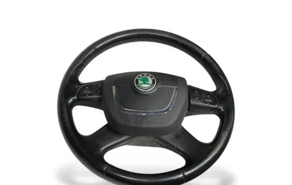 Skoda Superb B6 (3T) Steering wheel 3T0419091J 1Z0880201AK 3T0971584
