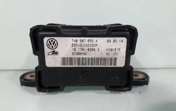 Volkswagen Touran I ESP acceleration yaw rate sensor 7H0907655A