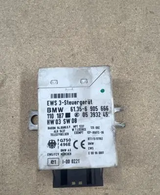 BMW 5 E39 Immobilizer control unit/module 61356905666 110187 05393245