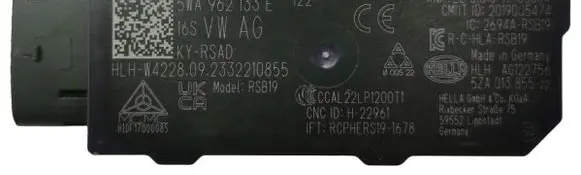 Cupra Born Keyless system antenna 5WA962133E