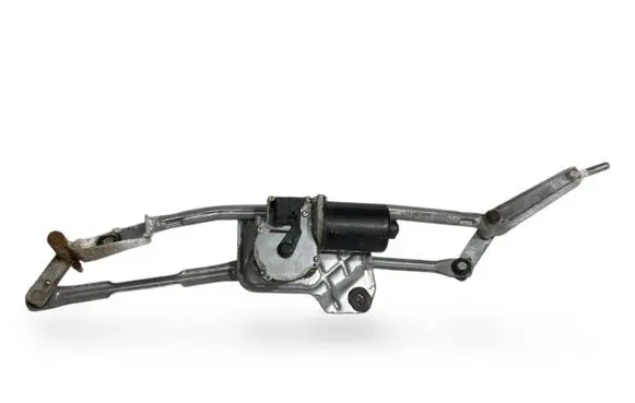 Front wiper linkage and motor