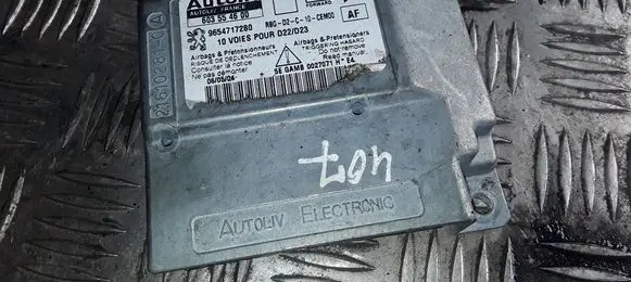 Peugeot 407 Airbag control unit/module 9654717280