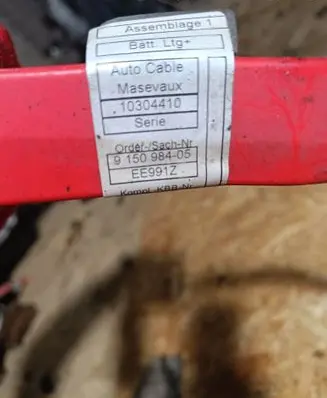 BMW 5 GT F07 Positive cable (battery) 915098405