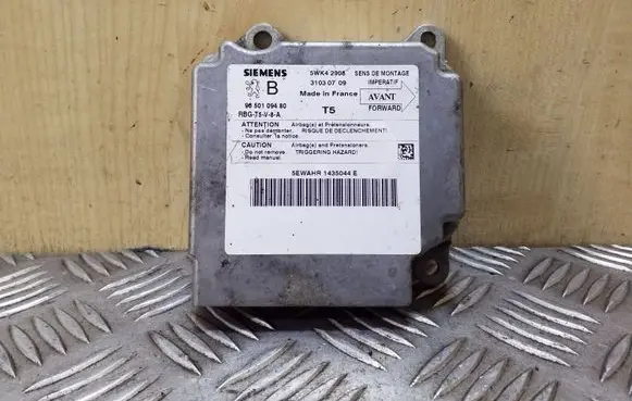 Peugeot 307 Airbag control unit/module 9650109480