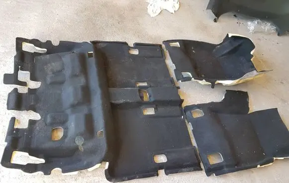 Mercedes-Benz EQA Front floor carpet liner A2436800700ORI A2436800800 106096230105
