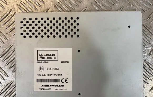 Lexus CT 200H GPS navigation control unit/module PZ44500335A5 8684020A011 TDBF008075