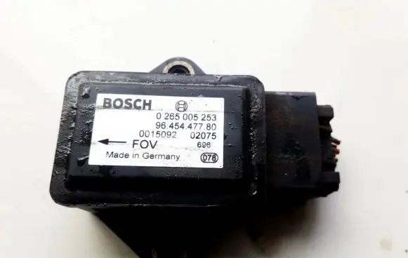 Peugeot 607 ESP acceleration yaw rate sensor 0265005253 9645447780