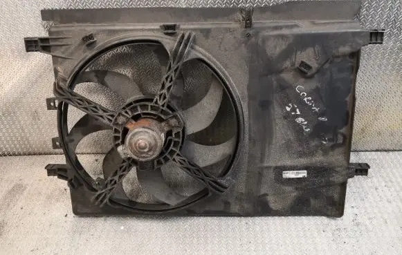 Opel Corsa D Air conditioning (A/C) fan (condenser) 13263540 55702186