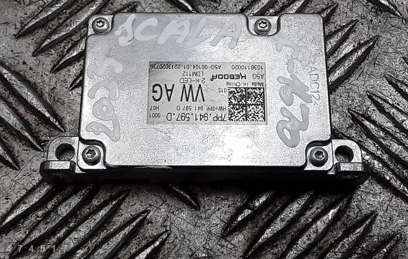 Skoda Scala LED ballast control module 7pp941597d