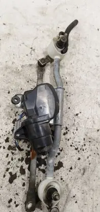 Opel Agila B Front wiper linkage and motor