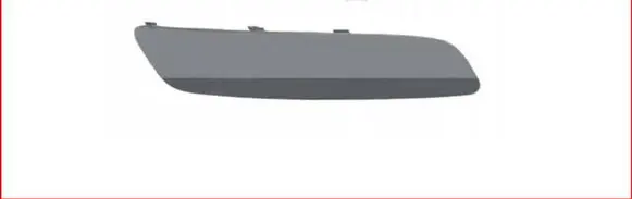 Volkswagen Golf V Front bumper splitter molding 