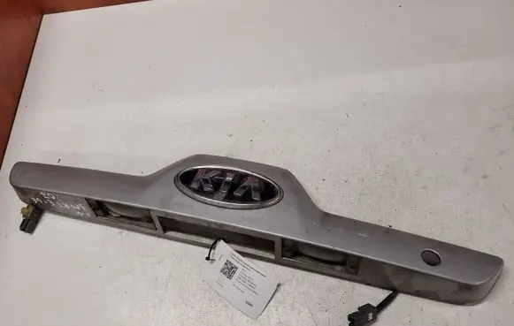 Trunk door license plate light bar
