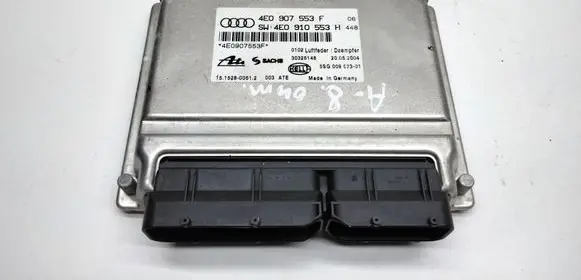 Audi A8 S8 D3 4E Air suspension control unit module (rear) 4E0907553F