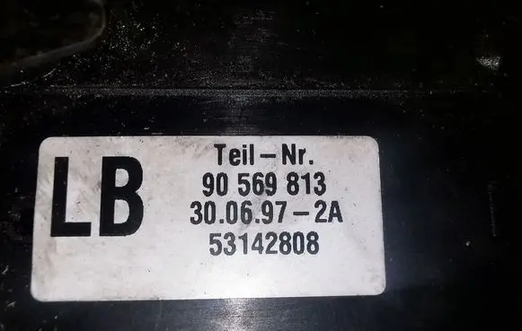 Opel Vectra B Light switch 90569813 3006972A 53142808