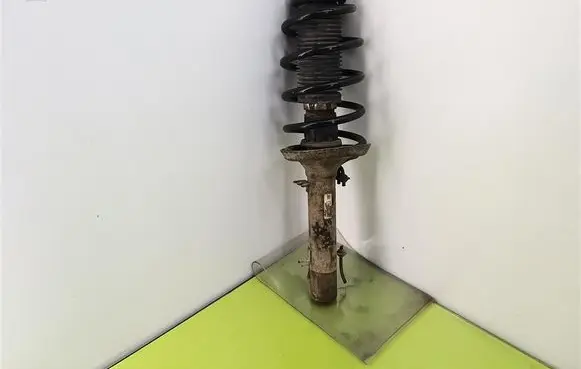Front shock absorber with coil spring
