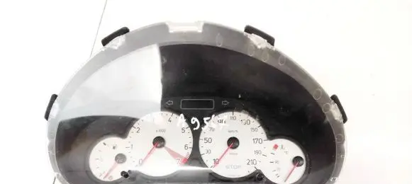 Peugeot 206 Speedometer (instrument cluster) 9655976380 000500607