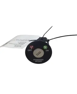 Passenger airbag on/off switch