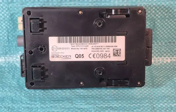 Mercedes-Benz B W246 W242 GPS navigation control unit/module 10R0310151 BE9078 9078D08D01662