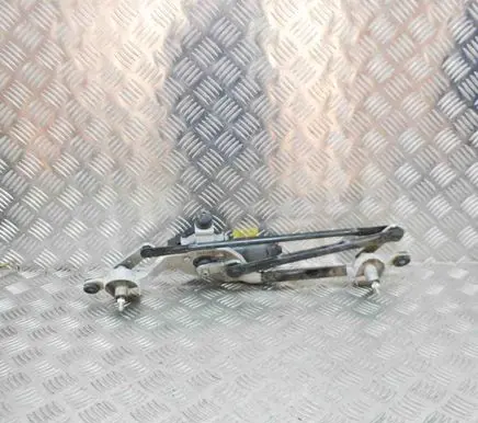 Front wiper linkage and motor