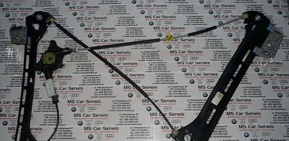 Mercedes-Benz E C207 W207 Rear door window regulator with motor A2077200246