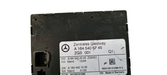 Mercedes-Benz ML W164 Gateway control module A1645406745 A1644451000 A1645404345