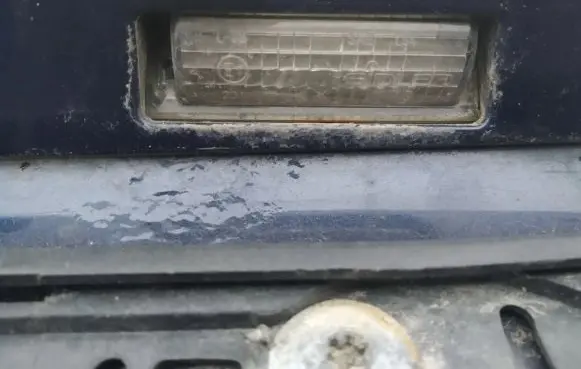 Mercedes-Benz E W210 Number plate light