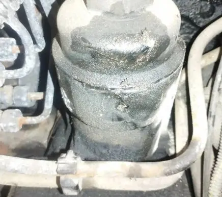 Opel Astra G Oil filter cover 