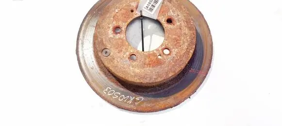 Peugeot 4007 Rear brake disc neventiliuojamas