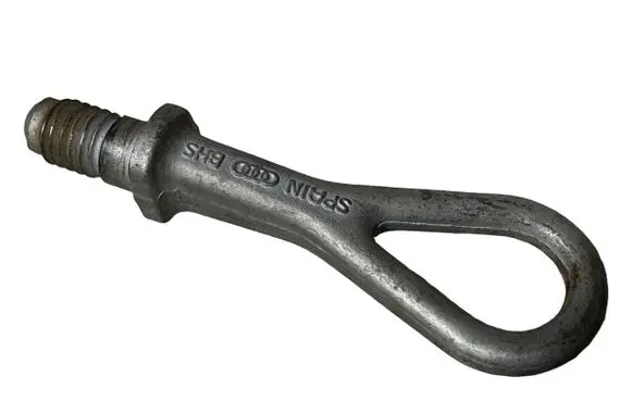 Towing hook eye