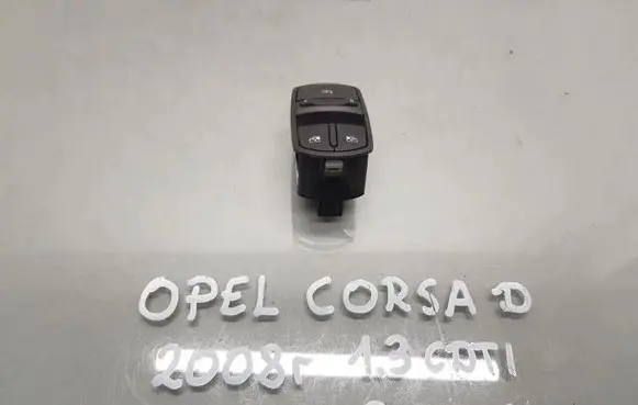 Opel Corsa D Quarter vent window switch 13258521