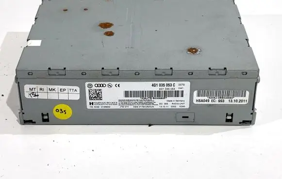Audi A6 C7 Radio/CD/DVD/GPS head unit 4G1035053C