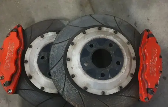 Mitsubishi FTO Brake discs and calipers set HISPEC 360MM