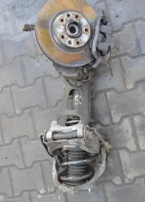Peugeot 407 Front wheel hub spindle knuckle