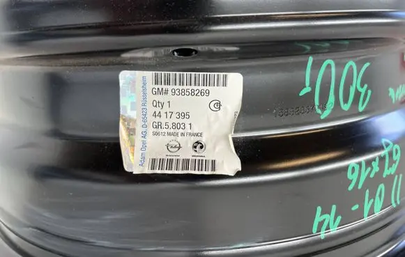 Renault Trafic II (X83) R16 steel rim 93858269 4987889 69789886