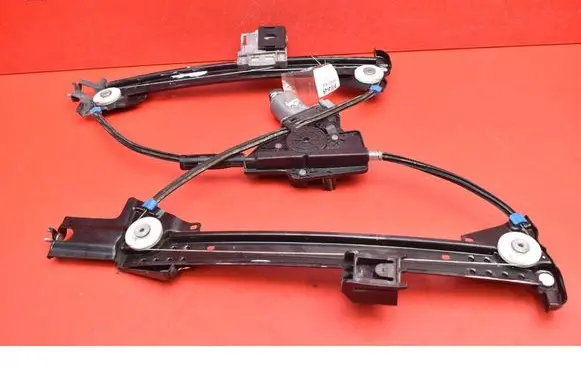Rear door window regulator with motor