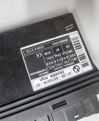 BMW 5 E60 E61 Comfort/convenience module 6974319 5WK49110
